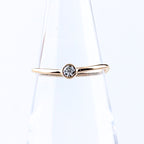 Tiffany & Co Wave Single Row Ring PG Pink Gold