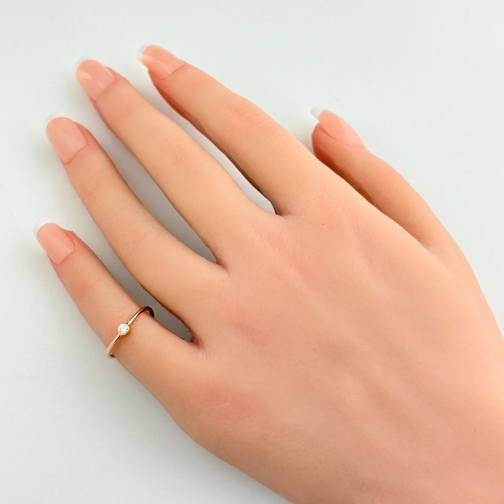 Tiffany & Co Wave Single Row Ring PG Pink Gold — view 5