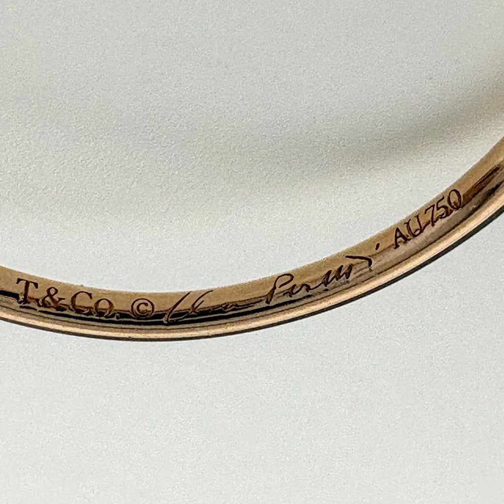 Tiffany & Co Wave Single Row Ring PG Pink Gold — view 6