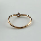 Tiffany & Co Wave Single Row Ring PG Pink Gold — view 4