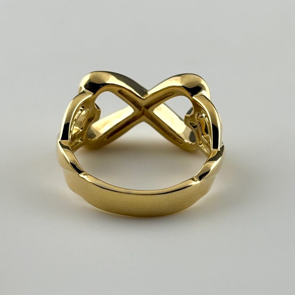 Tiffany & Co Double Loving Heart Ring YG Yellow Gold — view 3