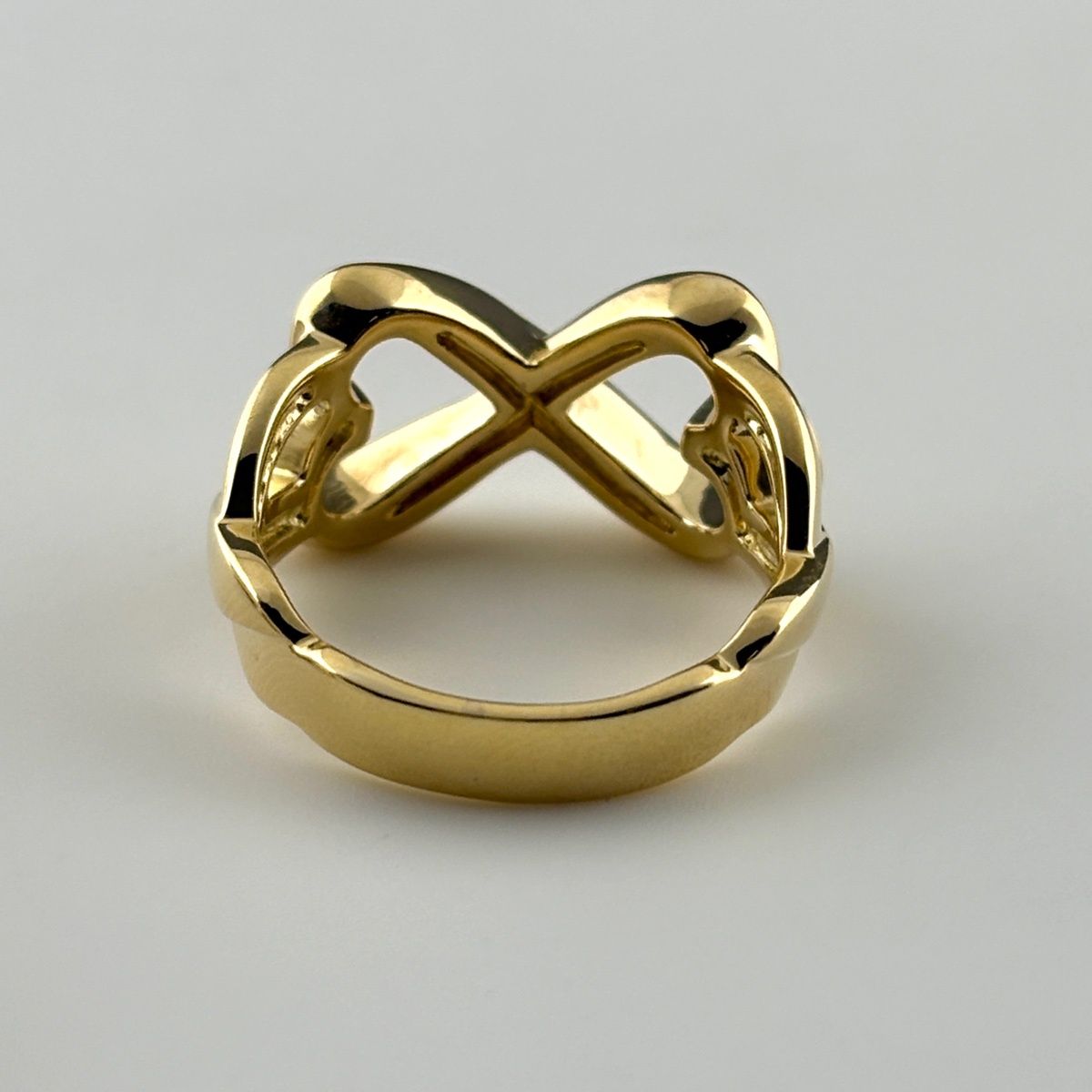 Tiffany & Co Double Loving Heart Ring YG Yellow Gold — view 3