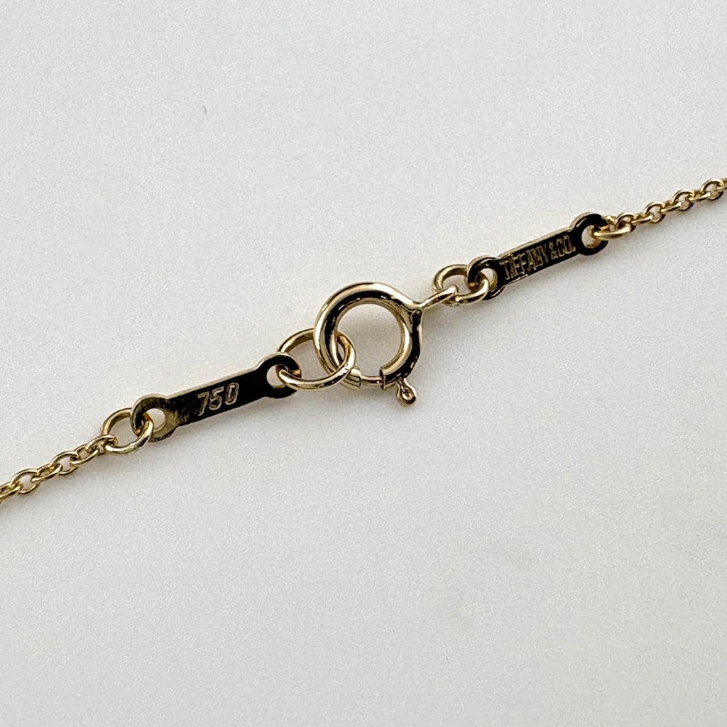 Tiffany & Co Open Teardrop Necklace YG Yellow Gold — view 3