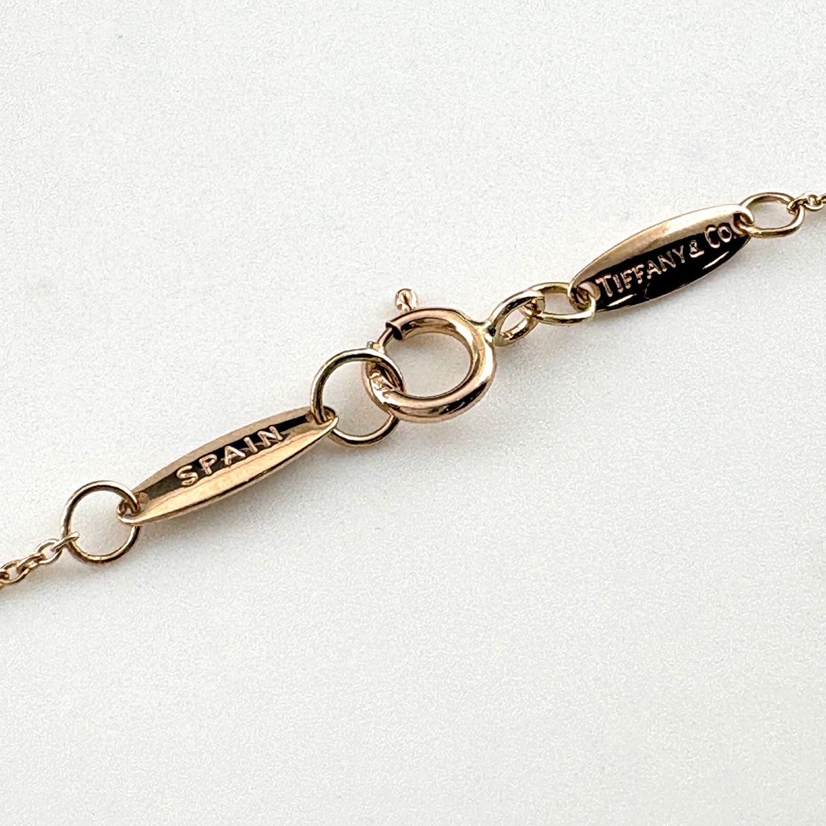 Tiffany & Co Letter Necklace PG Pink Gold — view 5