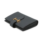 Hermes Card Case Bearn Mini Coin Purse Grimisty Gold Chevre Mysore — view 2