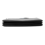 Celine Shoulder Bag Trio Flap Leather Black — view 3