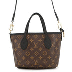 Louis Vuitton Tote Monogram Neverfull Inside Out BB 2-Way Black Reversible — view 6