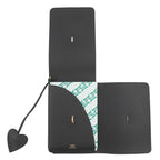 Hermes Note Cover Carnet Sheet Black Gold Swift Animapolis Card Holder — view 4