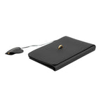 Hermes Note Cover Carnet Sheet Black Gold Swift Animapolis Card Holder — view 2