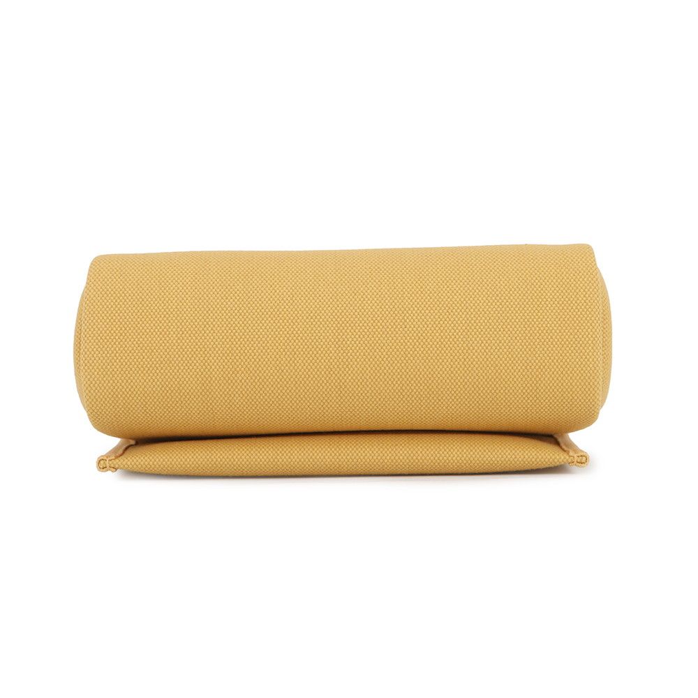 Hermes Shoulder Bag Herbag Zip Mini Paille Gold Toile Ash Vache Hunter — view 3