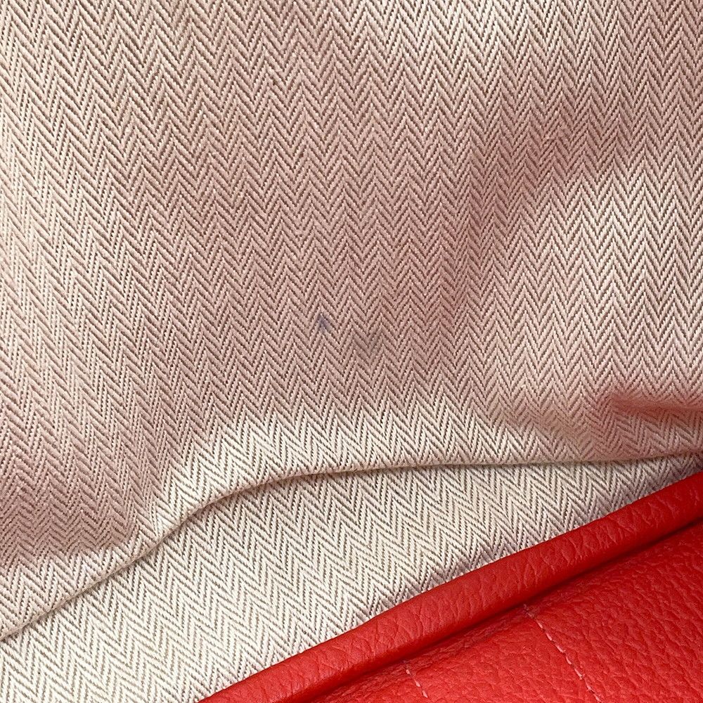 Hermes Tote Garden Party PM Rouge Pivoine Silver Negonda — view 9