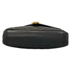 Saint Laurent Paris Handbag Monogram Carre Bag Black Leather — view 5
