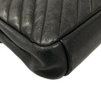 Saint Laurent Paris Handbag Monogram Carre Bag Black Leather — view 6