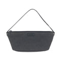 Gucci Black Silver Denim Leather Handbag Pouch