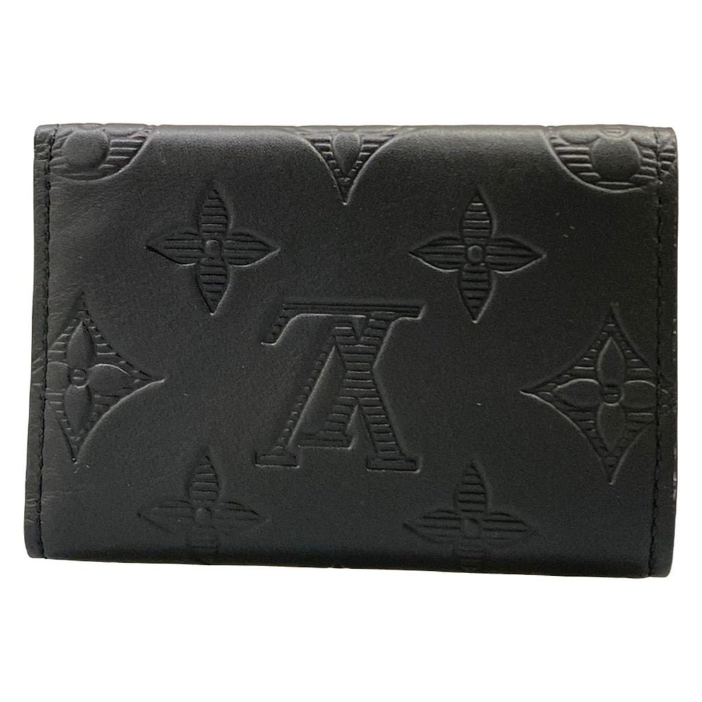 Louis Vuitton Trifold Wallet Monogram Shadow Discovery Compact Leather Cowhide — view 2