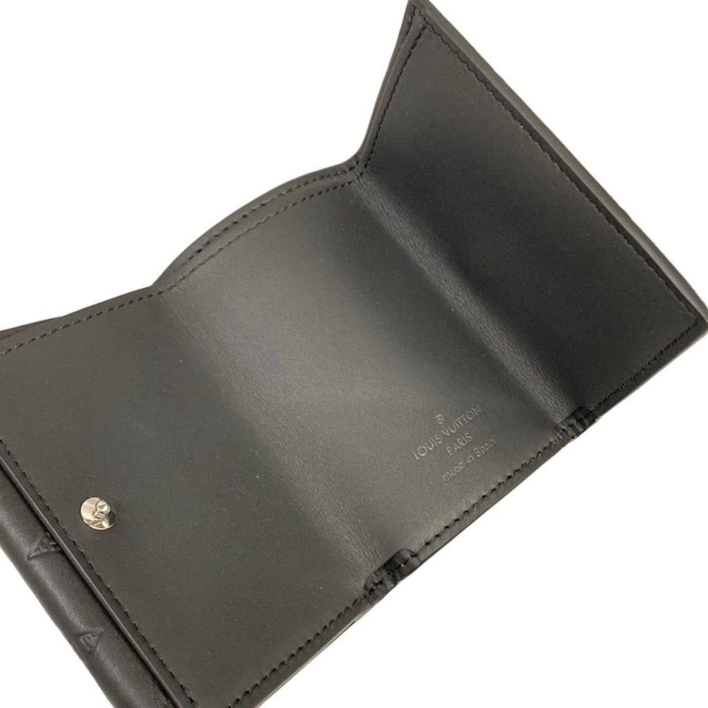 Louis Vuitton Trifold Wallet Monogram Shadow Discovery Compact Leather Cowhide — view 3