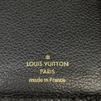 Louis Vuitton Trifold Wallet Monogram Portefeuille Pallas Compact Noir Leather — view 5