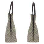 Gucci Brown Dark Silver GG Supreme Canvas Tote Shoulder — view 8