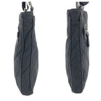 Prada Tessuto Black Silver Nylon Shoulder — view 8