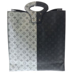Louis Vuitton Monogram Split Tote Black Silver — view 2