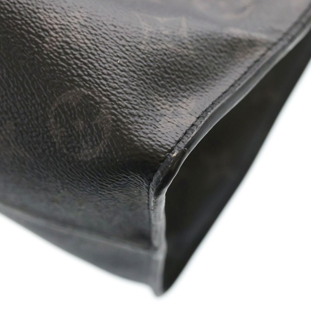 Louis Vuitton Monogram Split Tote Black Silver — view 6