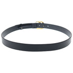 Gucci Double Logo Buckle Leather Belt Black — view 2