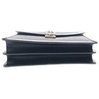 Gucci Zahakka 2-Way Shoulder Bag Black Canvas Leather Silver — view 4