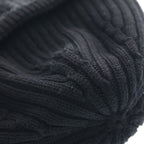 Loewe Logo Embroidery Beanie Knit Cap Hat Black — view 6