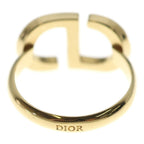 Dior CD Logo Ring Gold Black — view 2