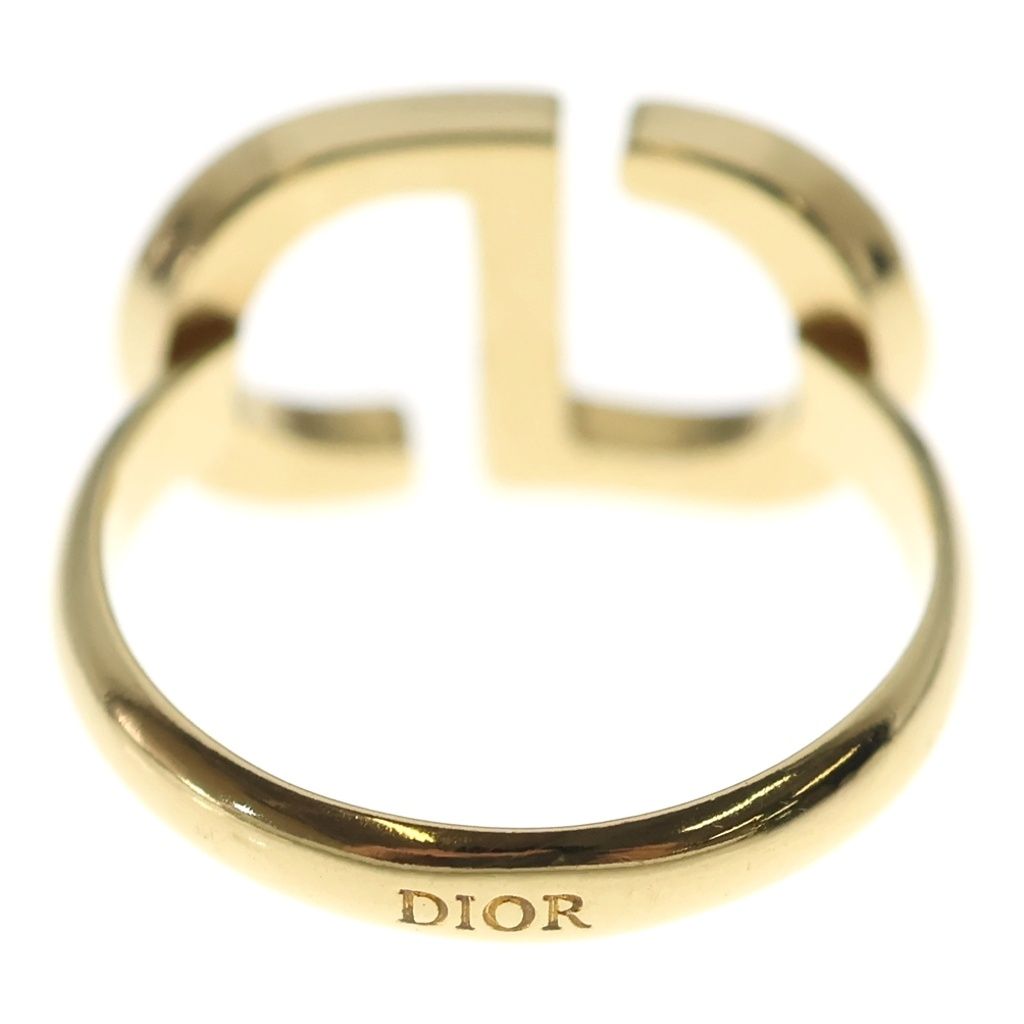 Dior CD Logo Ring Gold Black — view 2