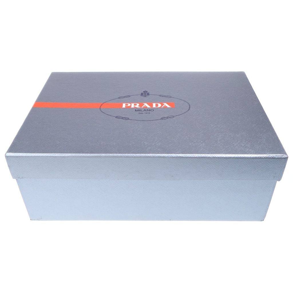 Prada Leather Low Cut Sneakers Black 7 — view 7