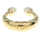 Dior Faux Pearl Ring Gold White — view 2