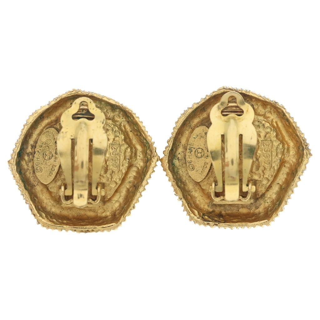 Chanel Pearl Earrings White Gold — view 2
