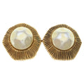 Chanel Pearl Earrings White Gold