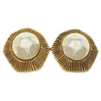 Chanel Pearl Earrings White Gold