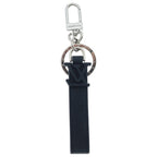 Louis Vuitton LV Dragonne Aerogram Key Holder Key Sling Bag Charm Black Silver — view 2