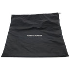 Saint Laurent Paris Wide Logo Puffer Tote Black Leather — view 7