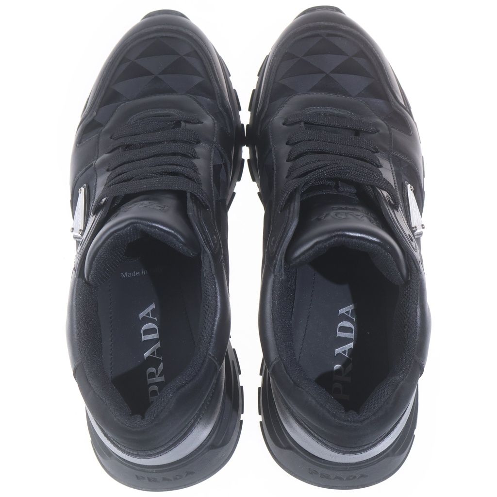 Prada Re-Nylon Sneakers Black — view 4