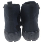 Hermes Itinerelle Canvas Lace Up High Cut Sneakers Black — view 3