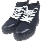 Hermes Itinerelle Canvas Lace Up High Cut Sneakers Black — view 2