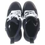 Hermes Itinerelle Canvas Lace Up High Cut Sneakers Black — view 4