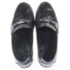 Louis Vuitton LV Major Loafers LV Logo Silver Black — view 4