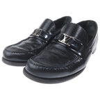Louis Vuitton LV Major Loafers LV Logo Silver Black — view 2