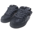Dior Erl Quilted Calfskin Low Cut Sneakers Black — view 2