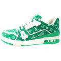 Louis Vuitton LV Trainer Line Monogram Textile Sneakers Green