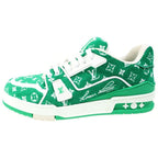 Louis Vuitton LV Trainer Line Monogram Textile Sneakers Green