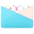 Louis Vuitton LV Takashi Murakami Multicolor Business Card Holder Case Criss — view 2
