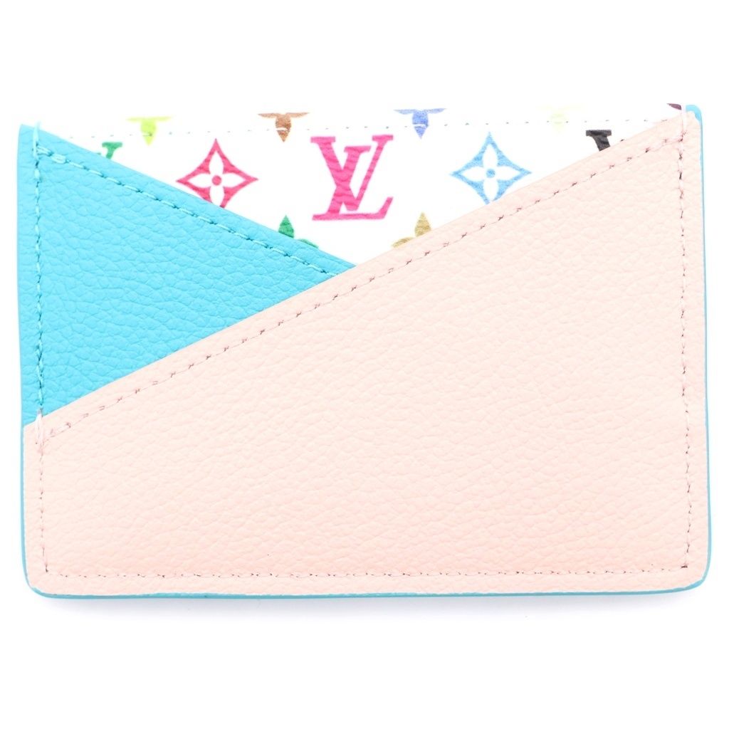 Louis Vuitton LV Takashi Murakami Multicolor Business Card Holder Case Criss