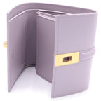 Celine Small Wallet 16 Seeds Trifold Compact Coin Case Purple Light Lilac — view 4