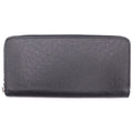 Louis Vuitton Zippy Wallet Horizontal Taiga Leather Black